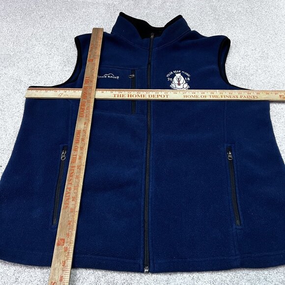 Eddie Bauer Vest Polar Plunge Men’s Blue Sleeveless Full Zip Size 2XL - Picture 2 of 10